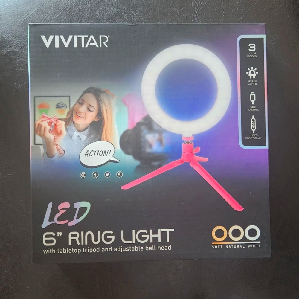 Vivitar 6" LED Ring Light